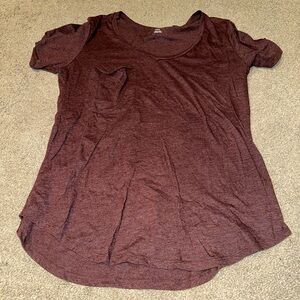 Women's Burgundy Top